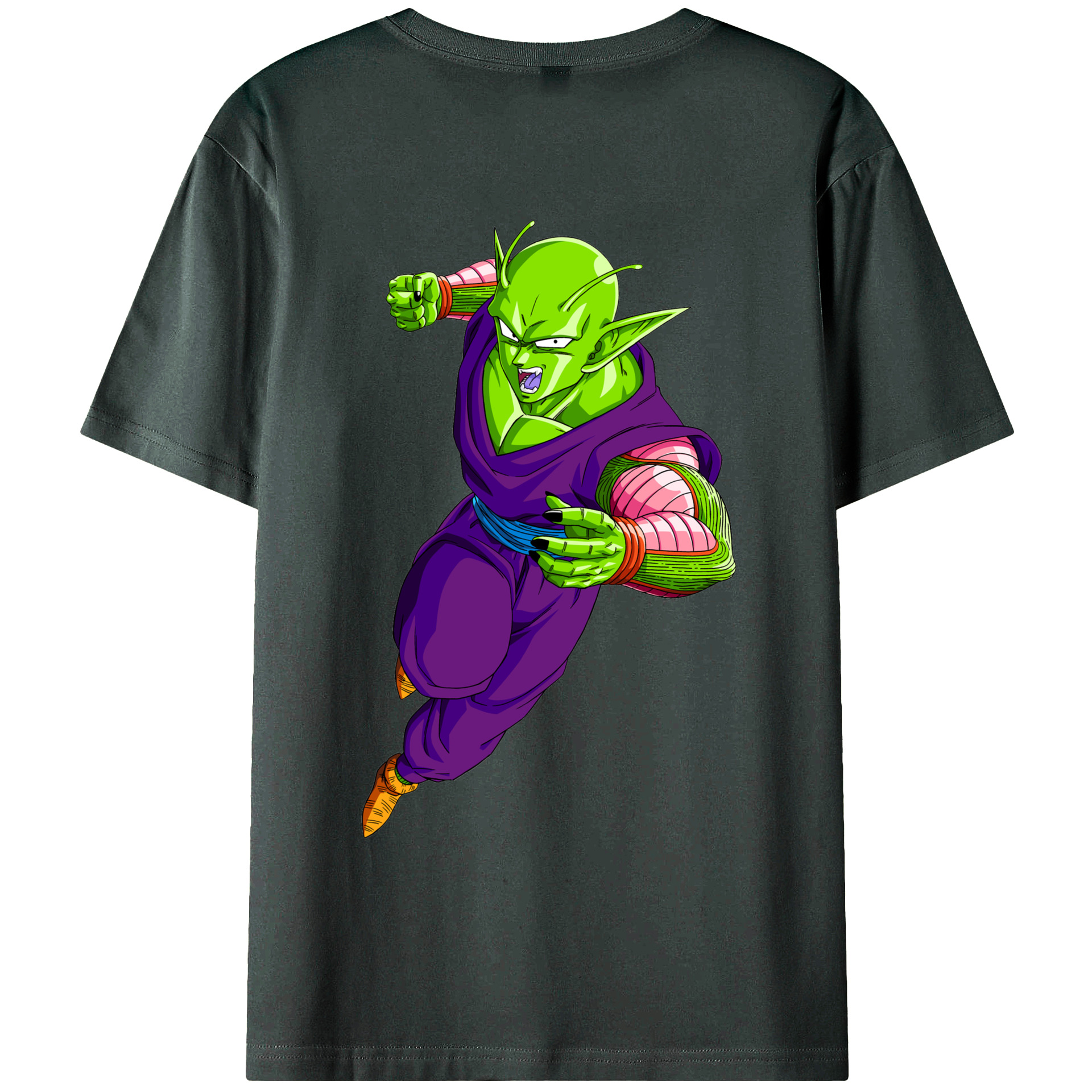 （画像用） ドラゴンボール ピッコロ DRAGON BALL Piccolo 綿100％ メンズ半袖Tシャツ（バックプリント） 通気性